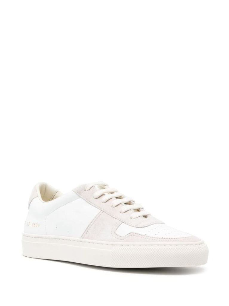 White Bball Leather Sneakers