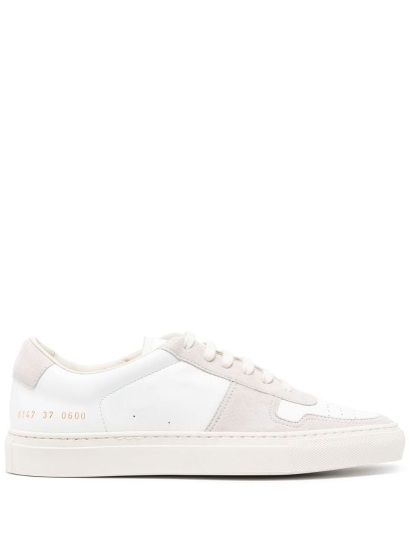 White Bball Leather Sneakers