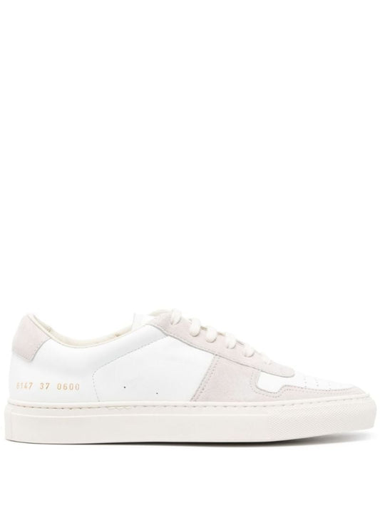 White Bball Leather Sneakers