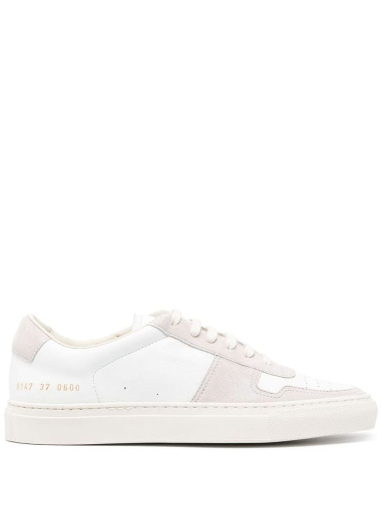 White Bball Leather Sneakers