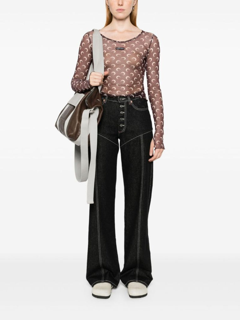 Second Skin Moon-print Top