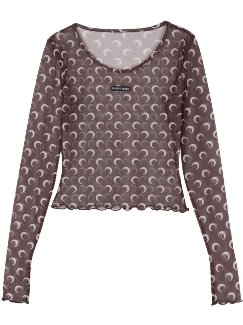 Second Skin Moon-print Top