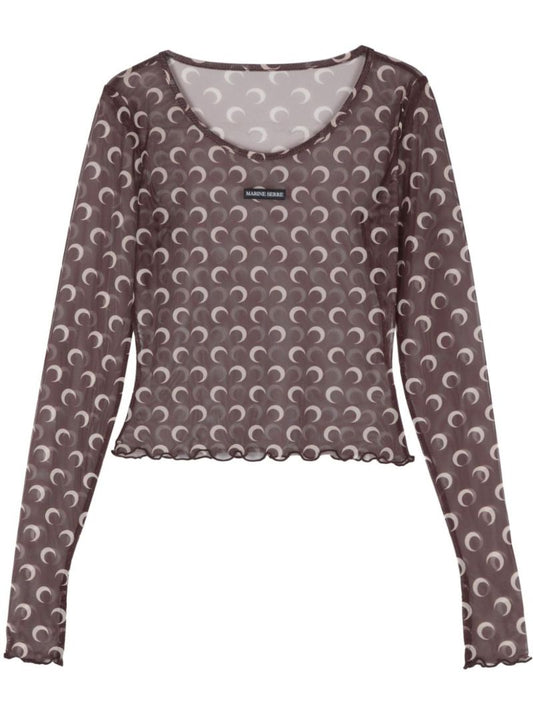 Second Skin Moon-print Top