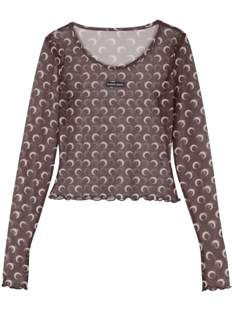Second Skin Moon-print Top