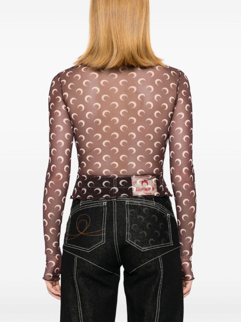 Second Skin Moon-print Top