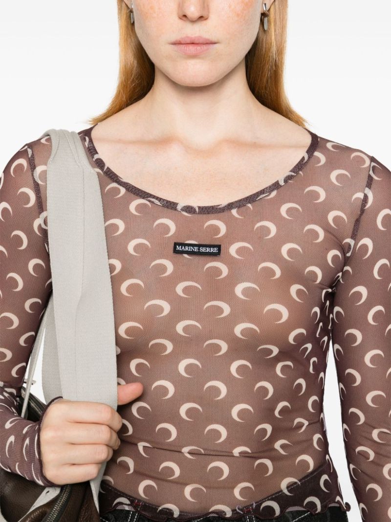 Second Skin Moon-print Top