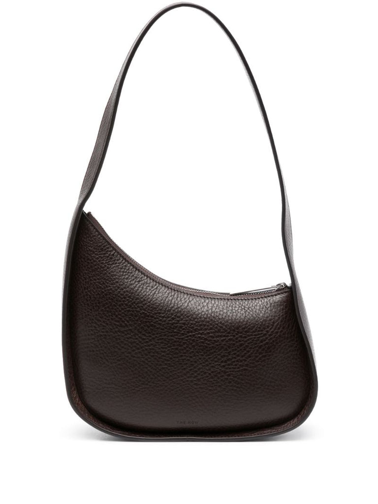 Brown Half Moon Leather Bag