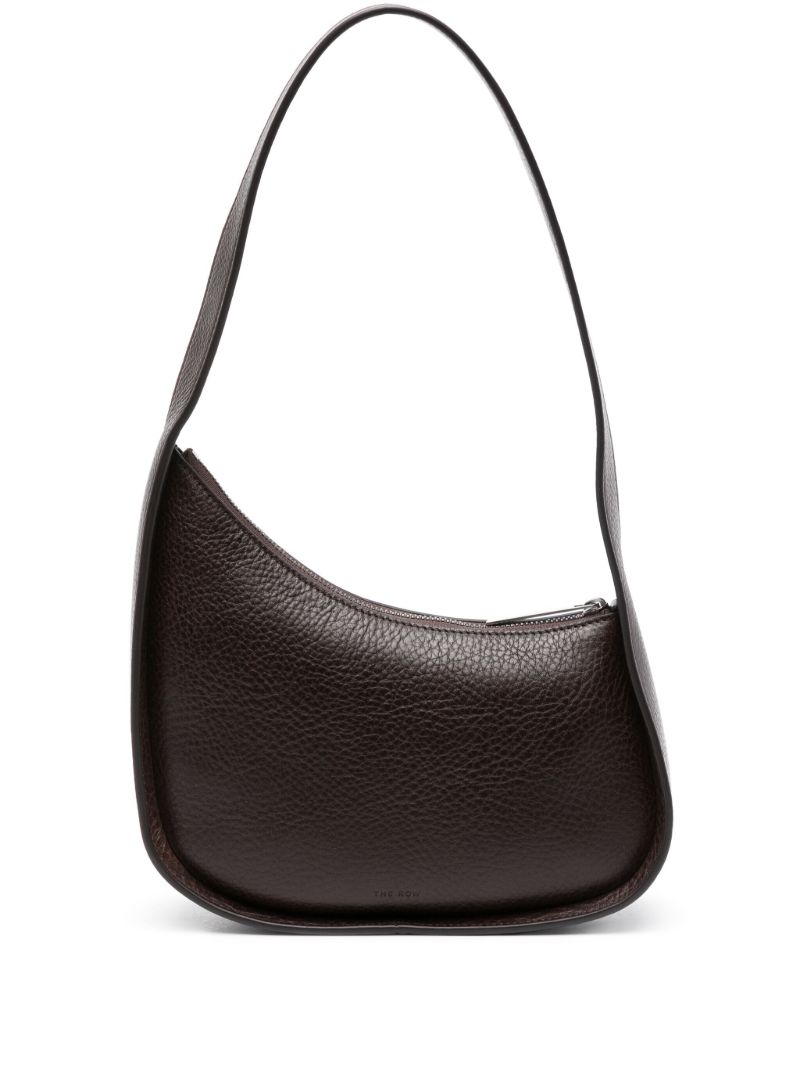 Brown Half Moon Leather Bag
