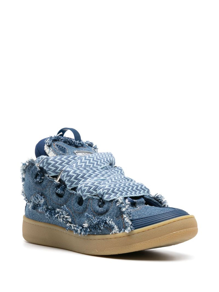 Blue Curb Denim Sneakers