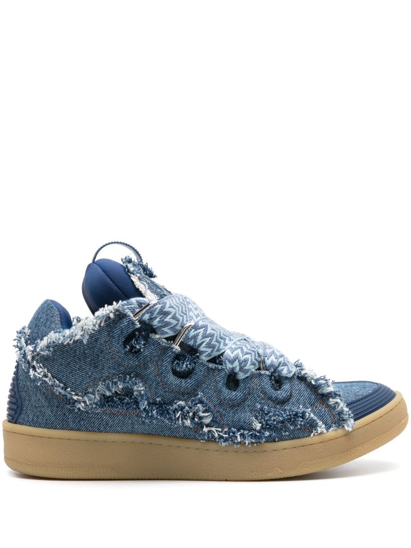 Blue Curb Denim Sneakers