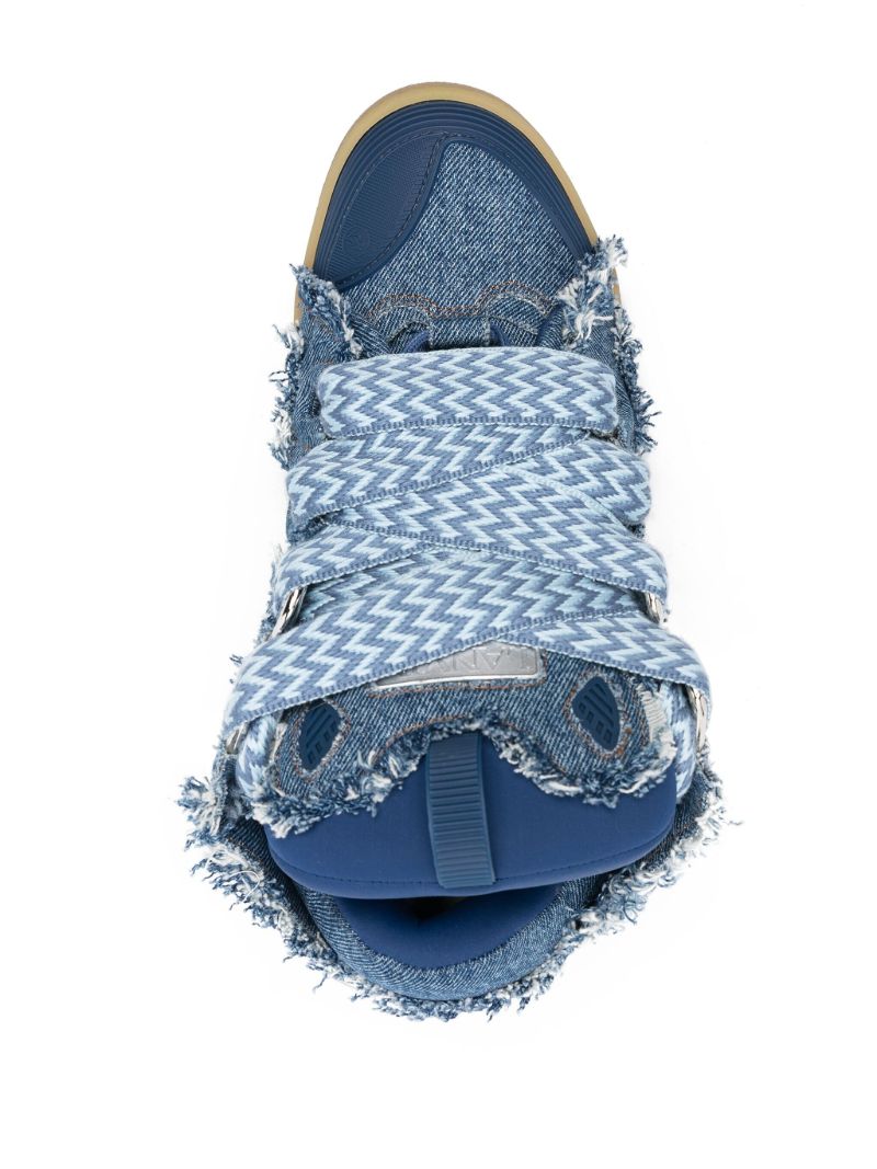 Blue Curb Denim Sneakers