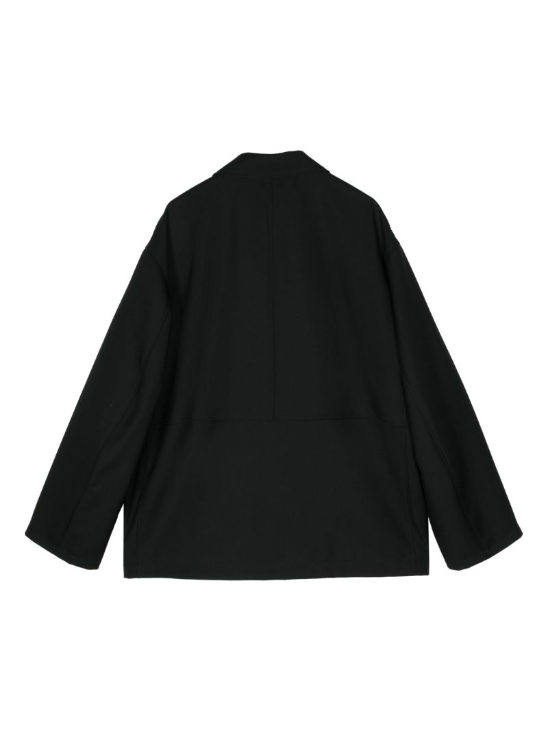 Black Frankino Wool Jacket