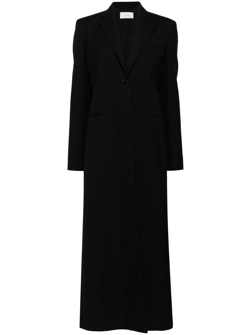 Black Single-breasted Coat