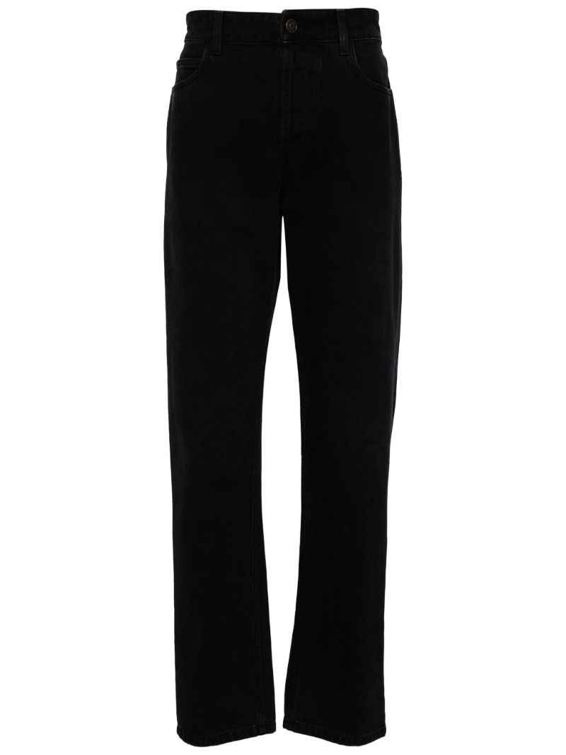 Black Carlisle Straight-leg Jeans