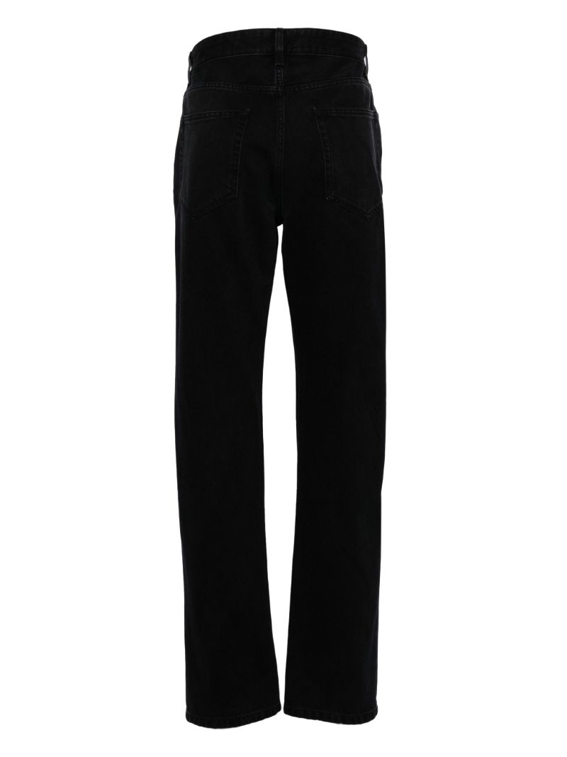 Black Carlisle Straight-leg Jeans