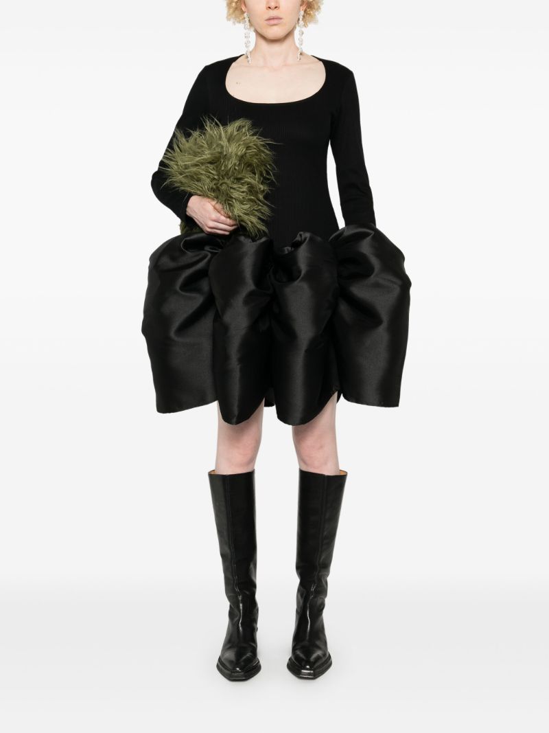Black Puffball Dress