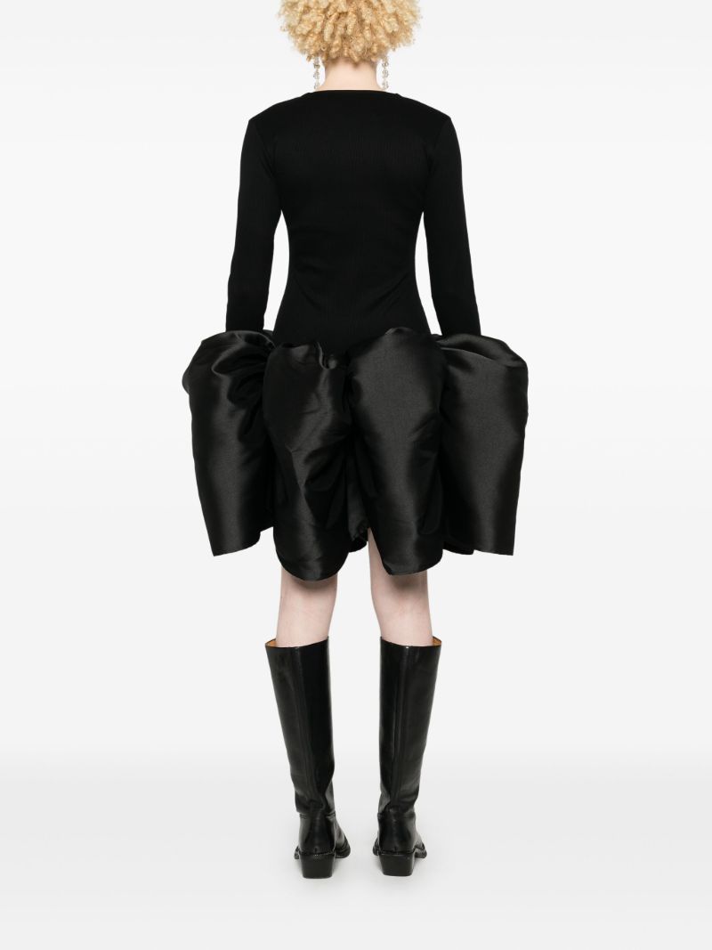 Black Puffball Dress