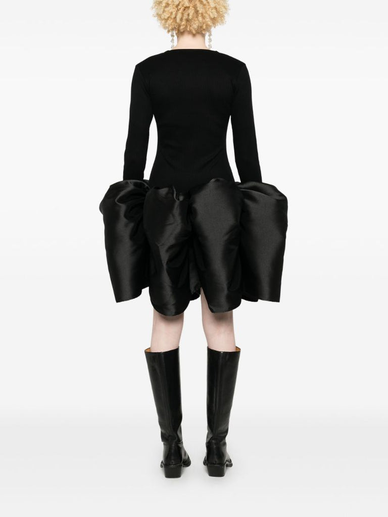 Black Puffball Dress