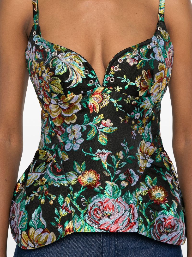 Jacquard Sculpted Top