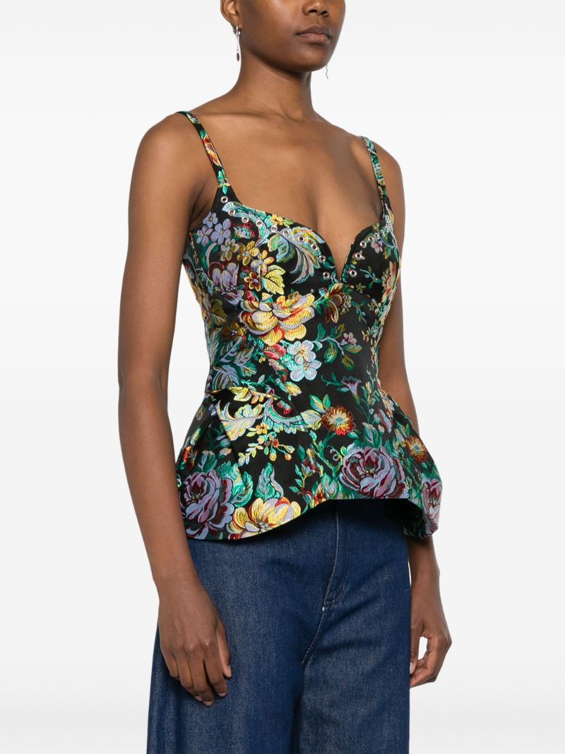 Jacquard Sculpted Top