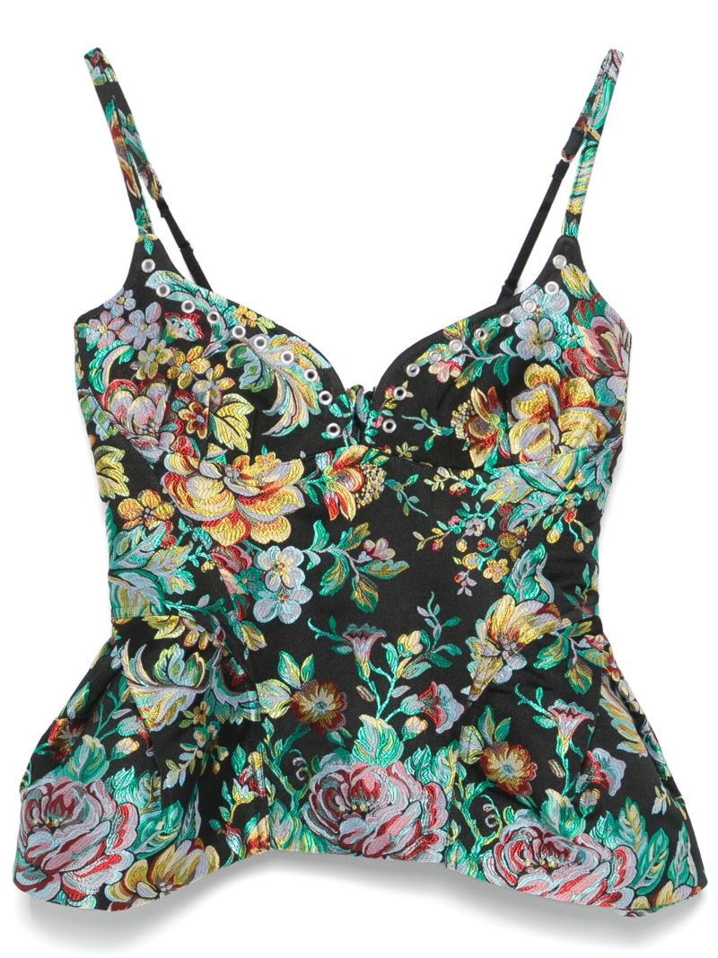 Jacquard Sculpted Top