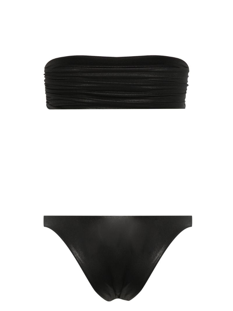 Black Strapless Bikini
