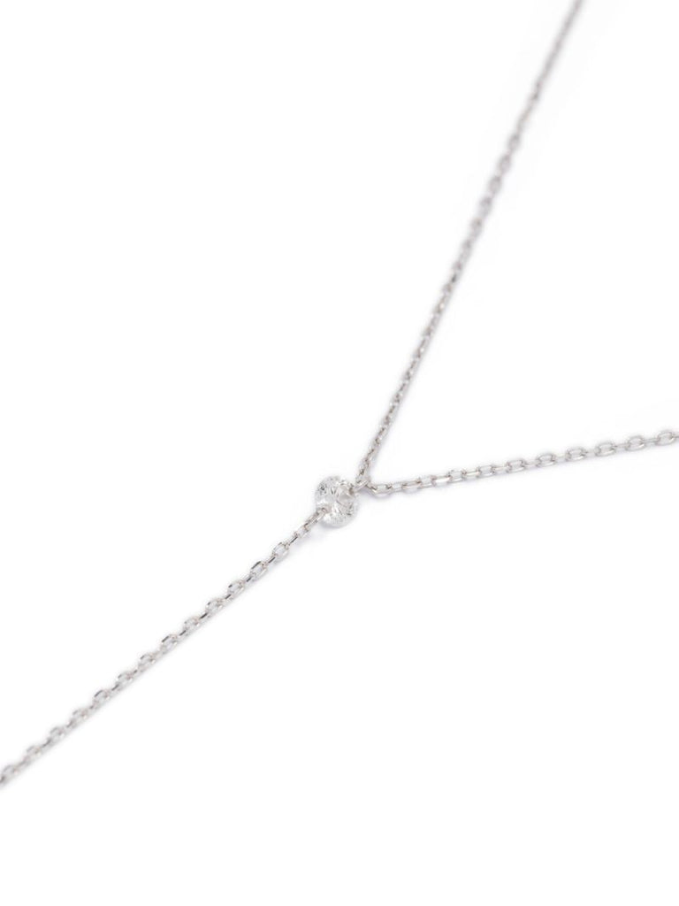 18kt White Gold Continuity Diamond Necklace
