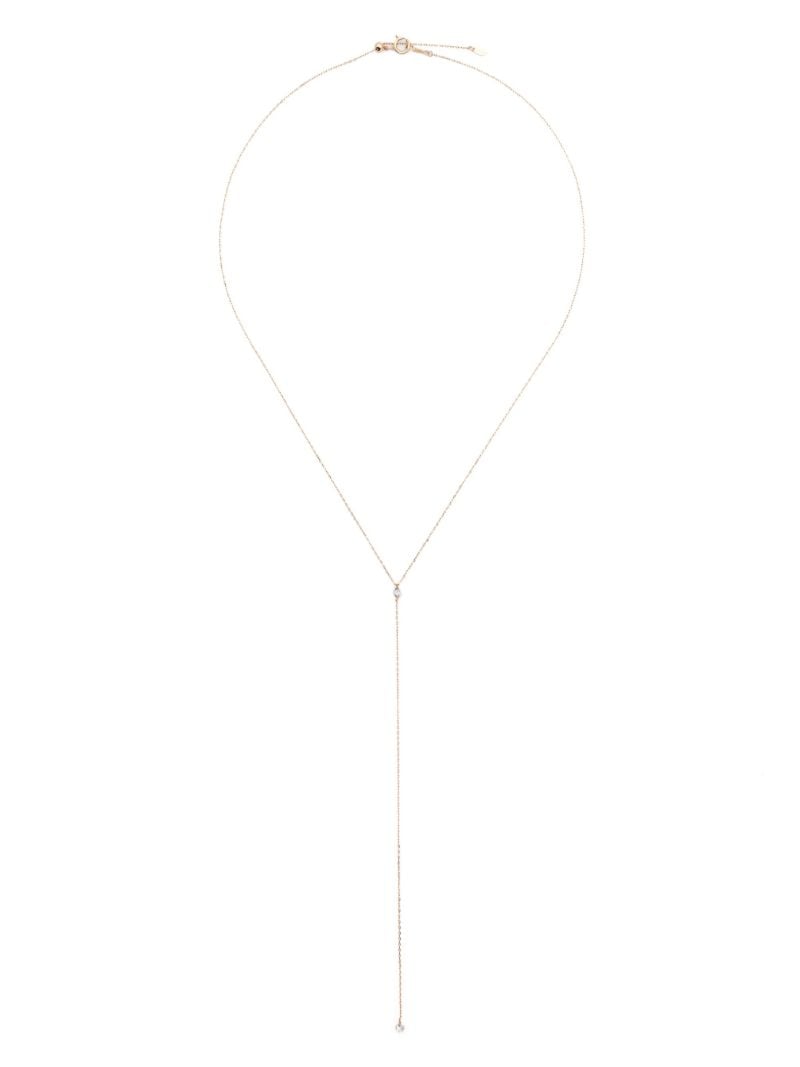 18kt Yellow Gold Continuity Diamond Necklace