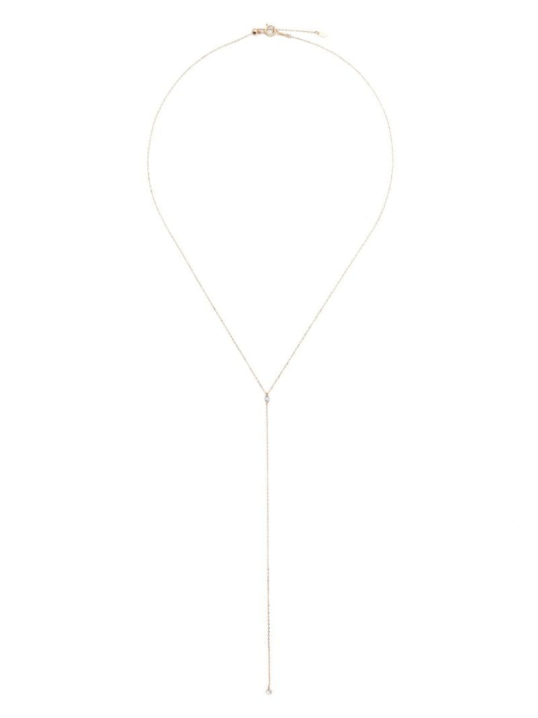 18kt Yellow Gold Continuity Diamond Necklace