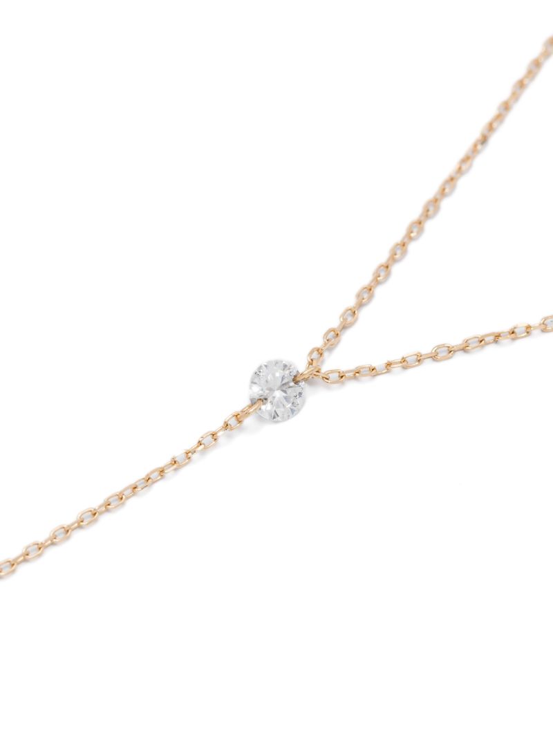 18kt Yellow Gold Continuity Diamond Necklace