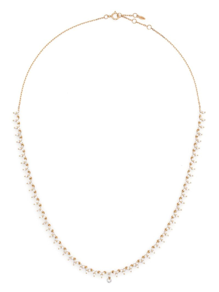 18k Yellow Gold Diamond Necklace