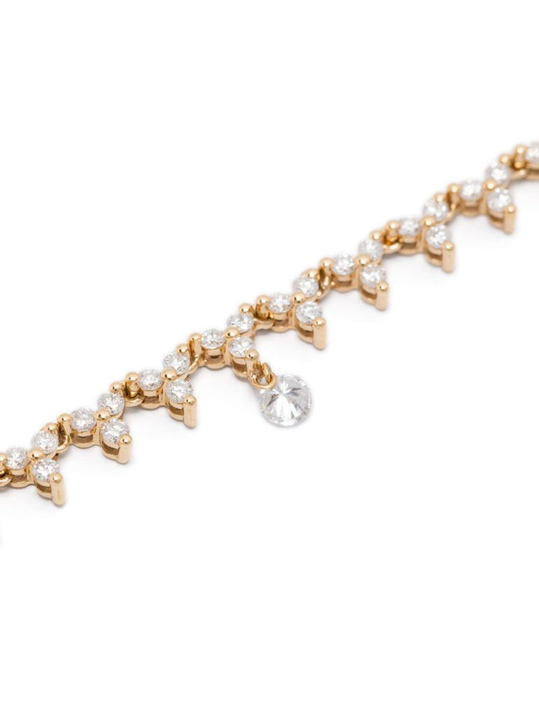 18k Yellow Gold Diamond Necklace