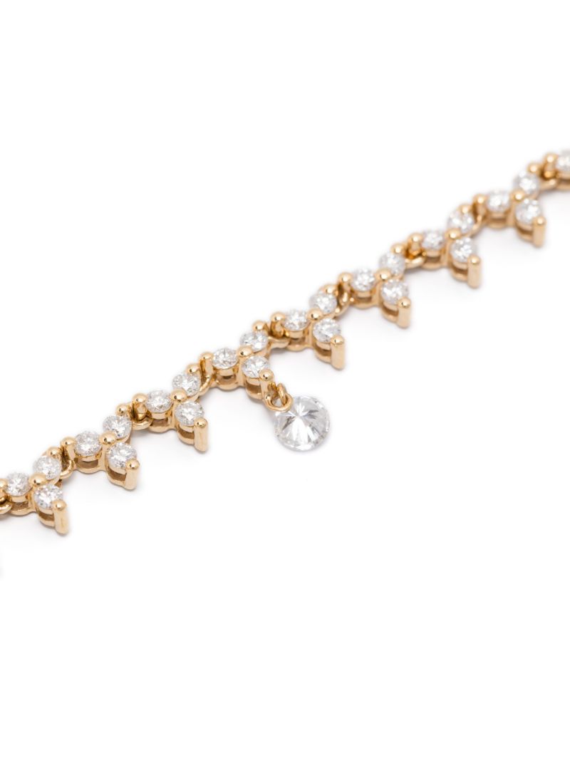 18k Yellow Gold Diamond Necklace
