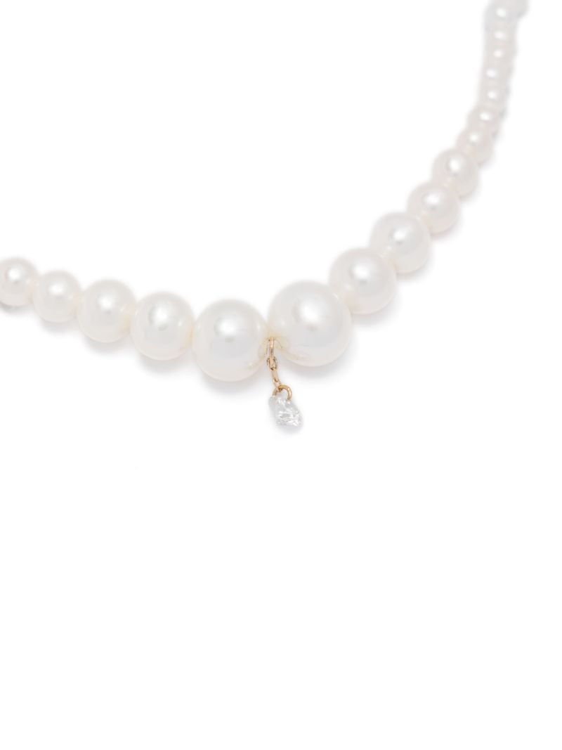 18k Yellow Gold Pearl Necklace