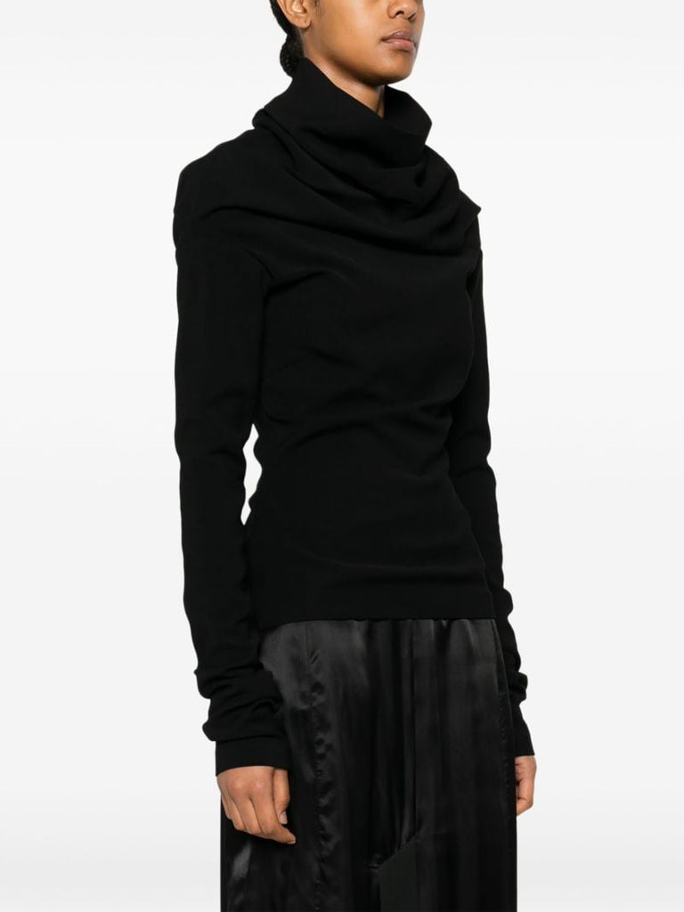 High-neck Blouse