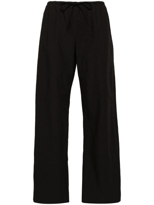 Black Organic Cotton Trousers