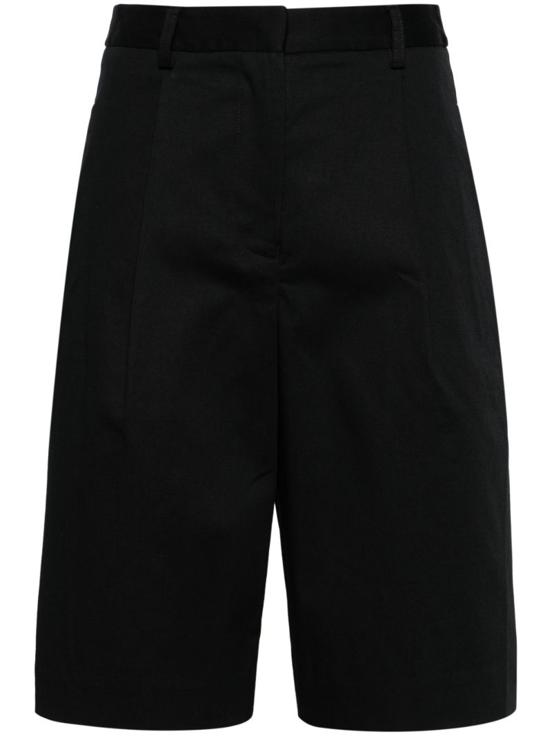 Black Organic Cotton Chino Shorts