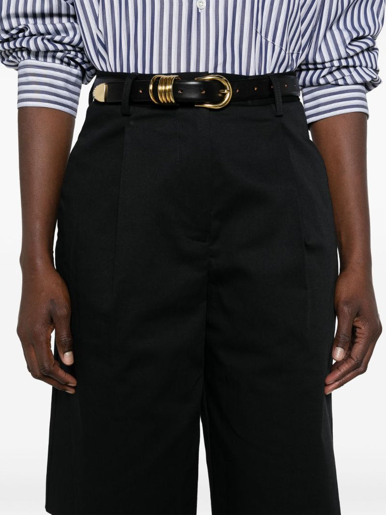 Black Organic Cotton Chino Shorts