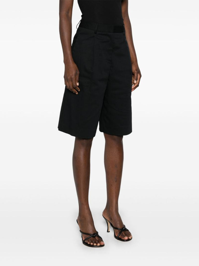 Black Organic Cotton Chino Shorts