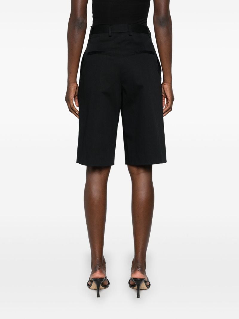 Black Organic Cotton Chino Shorts