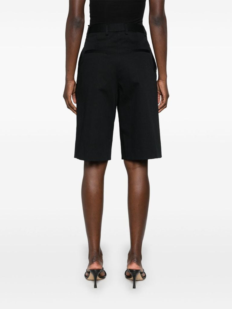 Black Organic Cotton Chino Shorts