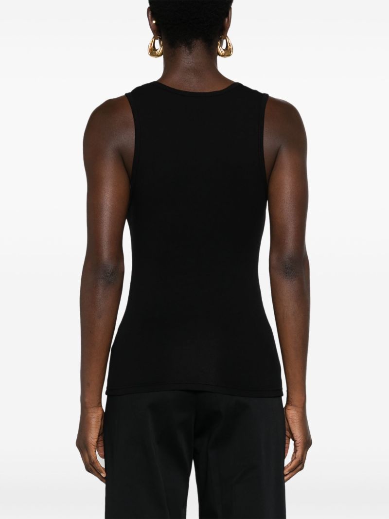 Black Organic Cotton Tank Top