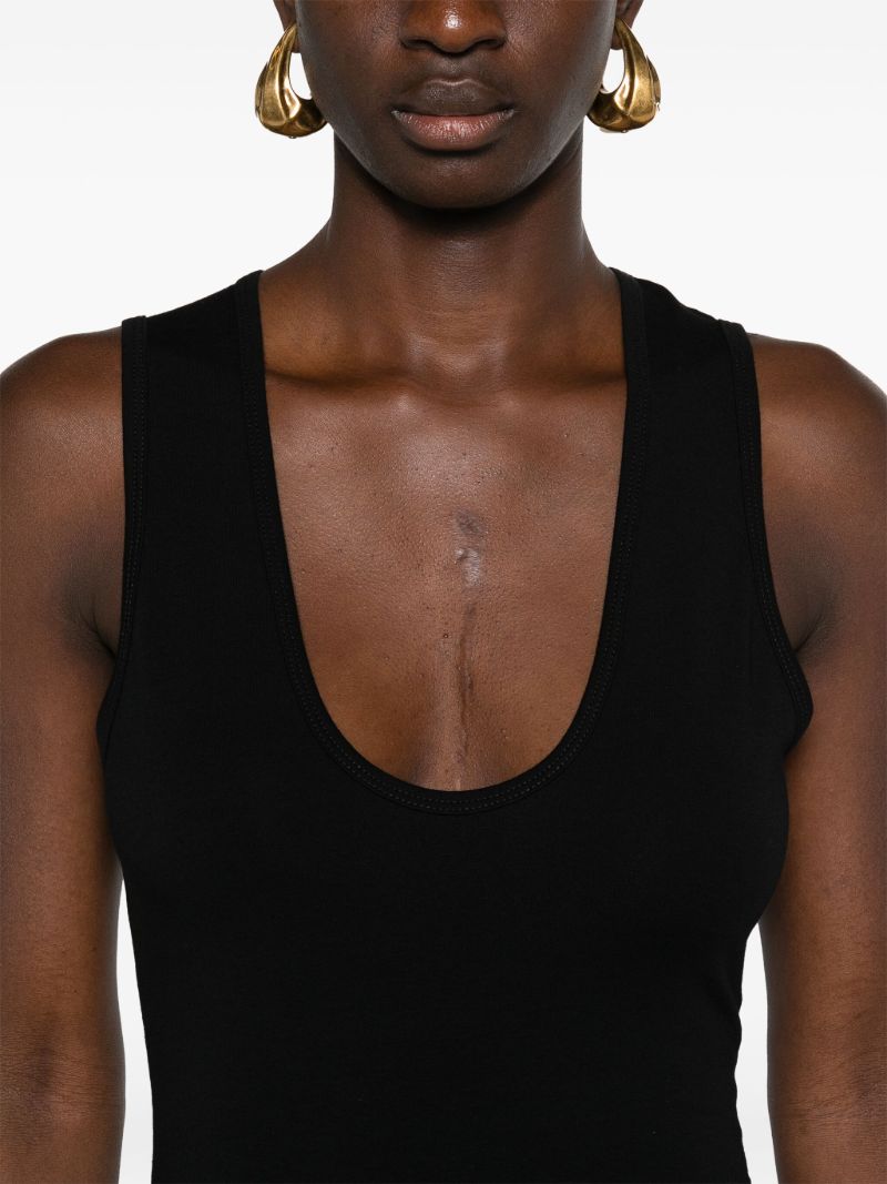 Black Organic Cotton Tank Top