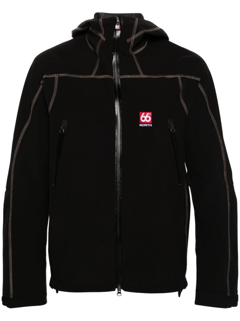 Black VatnajÃ_x0083_Â¶kull Shell Track Jacket