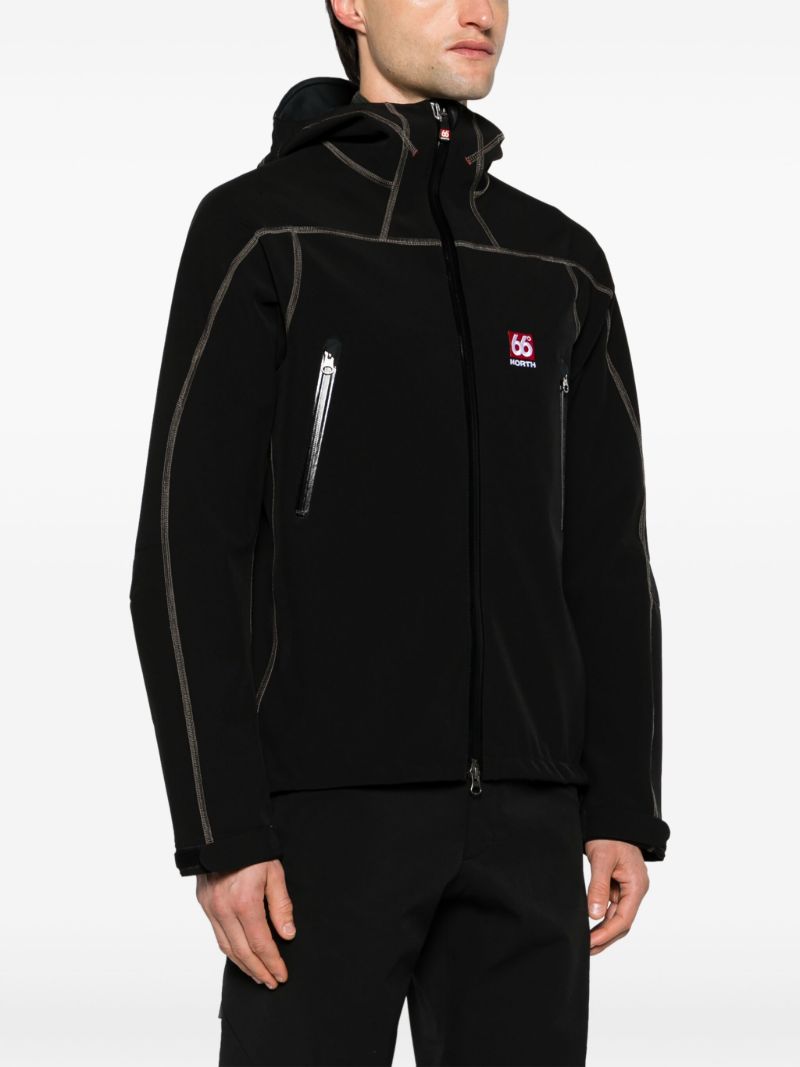 Black VatnajÃ_x0083_Â¶kull Shell Track Jacket