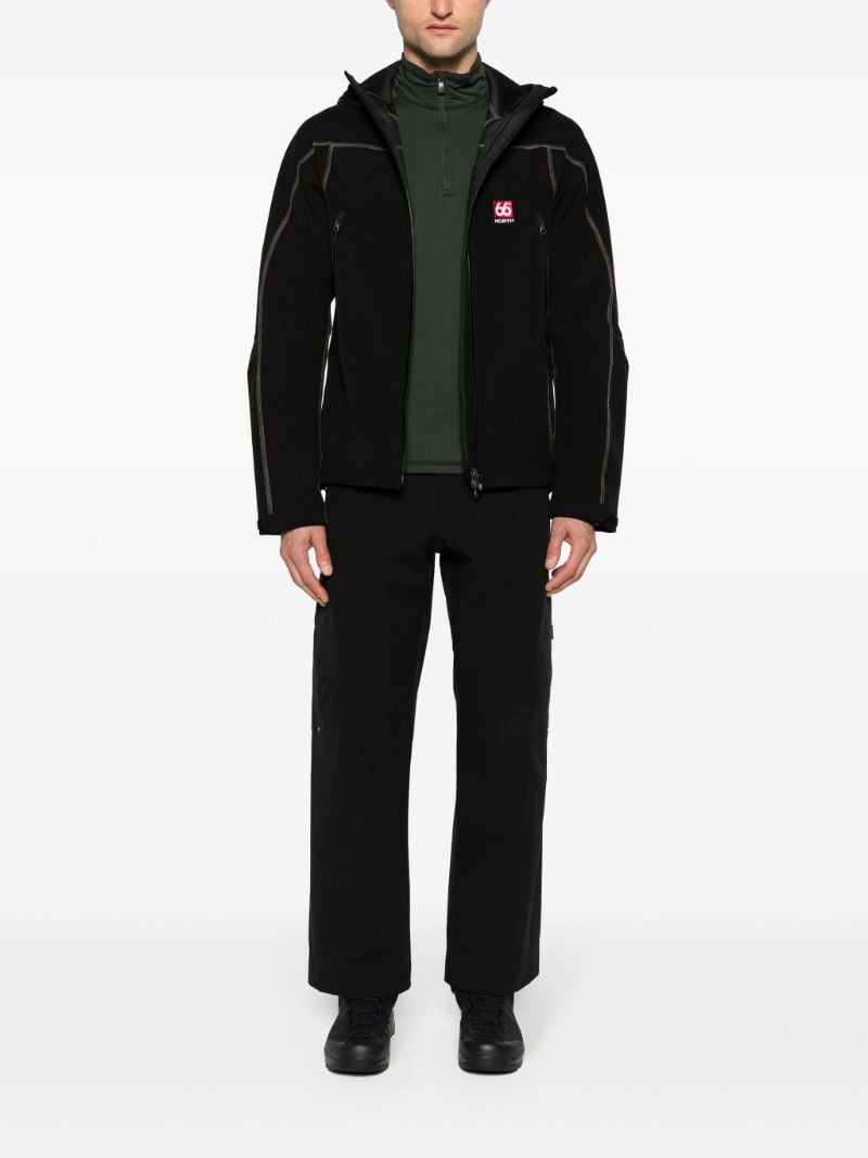 Black VatnajÃ_x0083_Â¶kull Shell Track Jacket