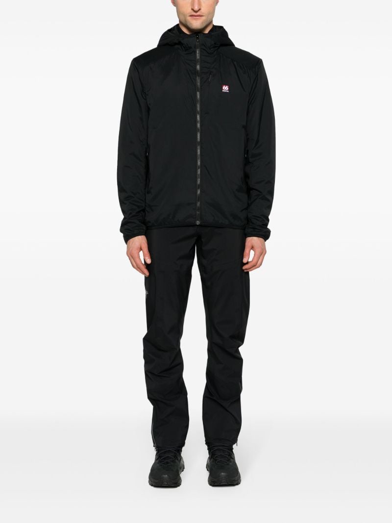 Black Hengill Lightweight Hooded Jacket