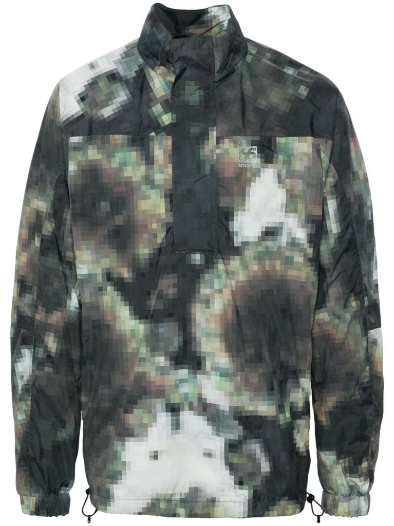 Green Laugardalur Tundra-print Jacket