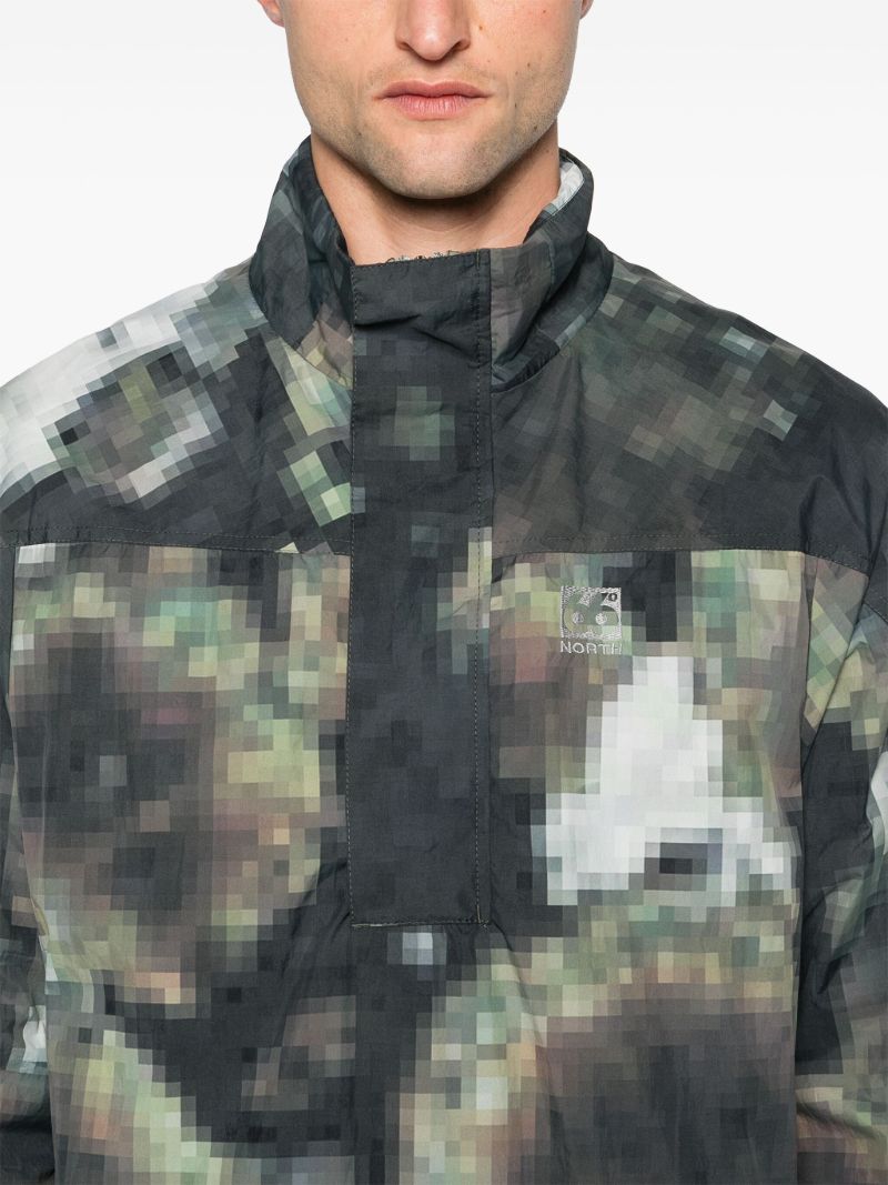 Green Laugardalur Tundra-print Jacket