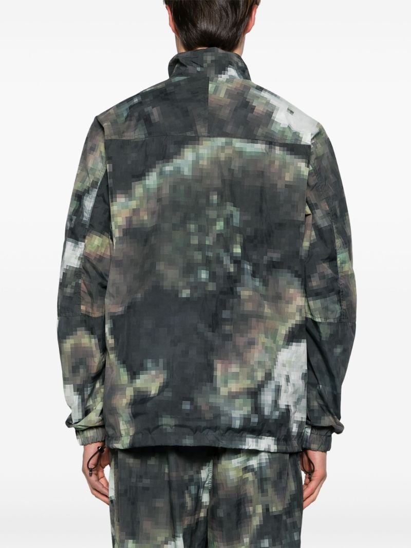 Green Laugardalur Tundra-print Jacket